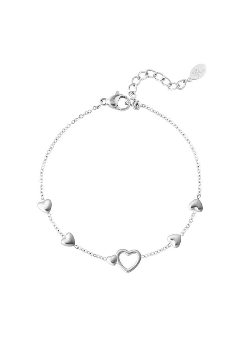 armband all you need is love zilver
