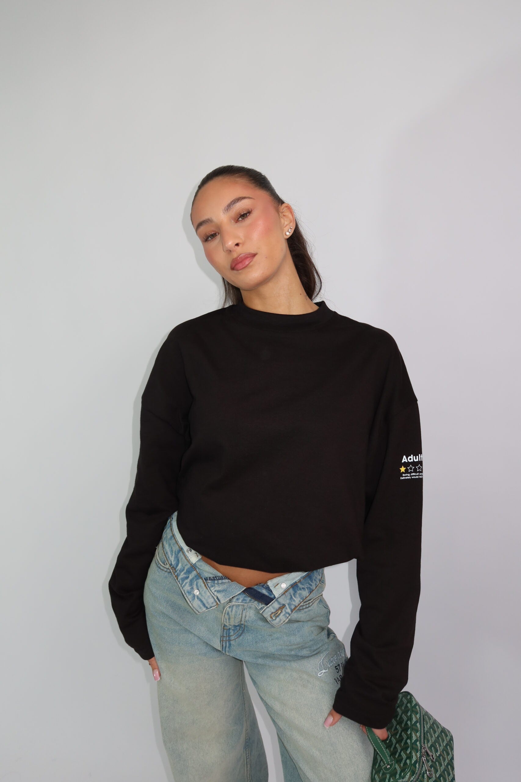 LONGSLEEVE ‘WOULD NOT RECOMMEND’ – BLACK