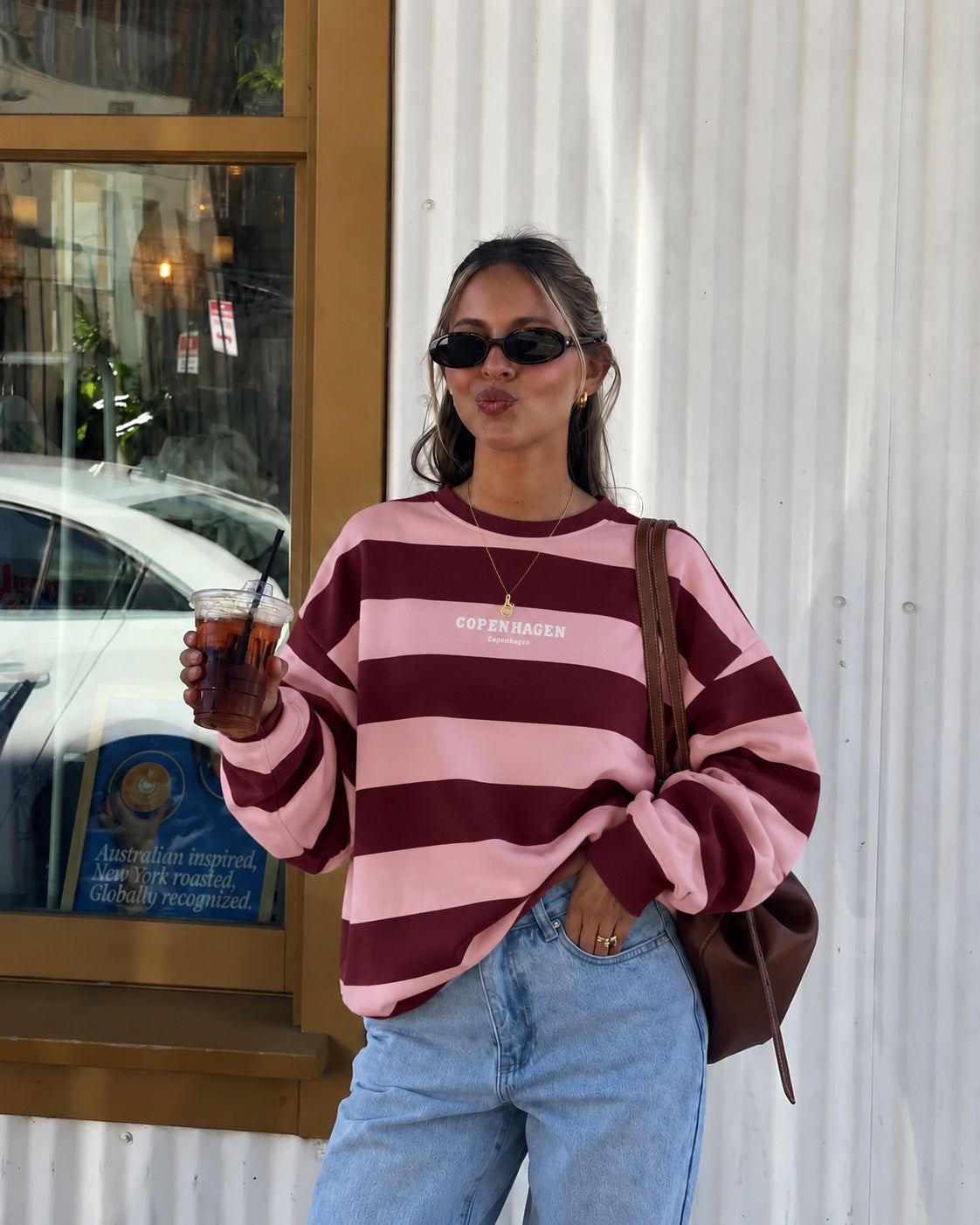 Copenhagen sweater pink bordeaux