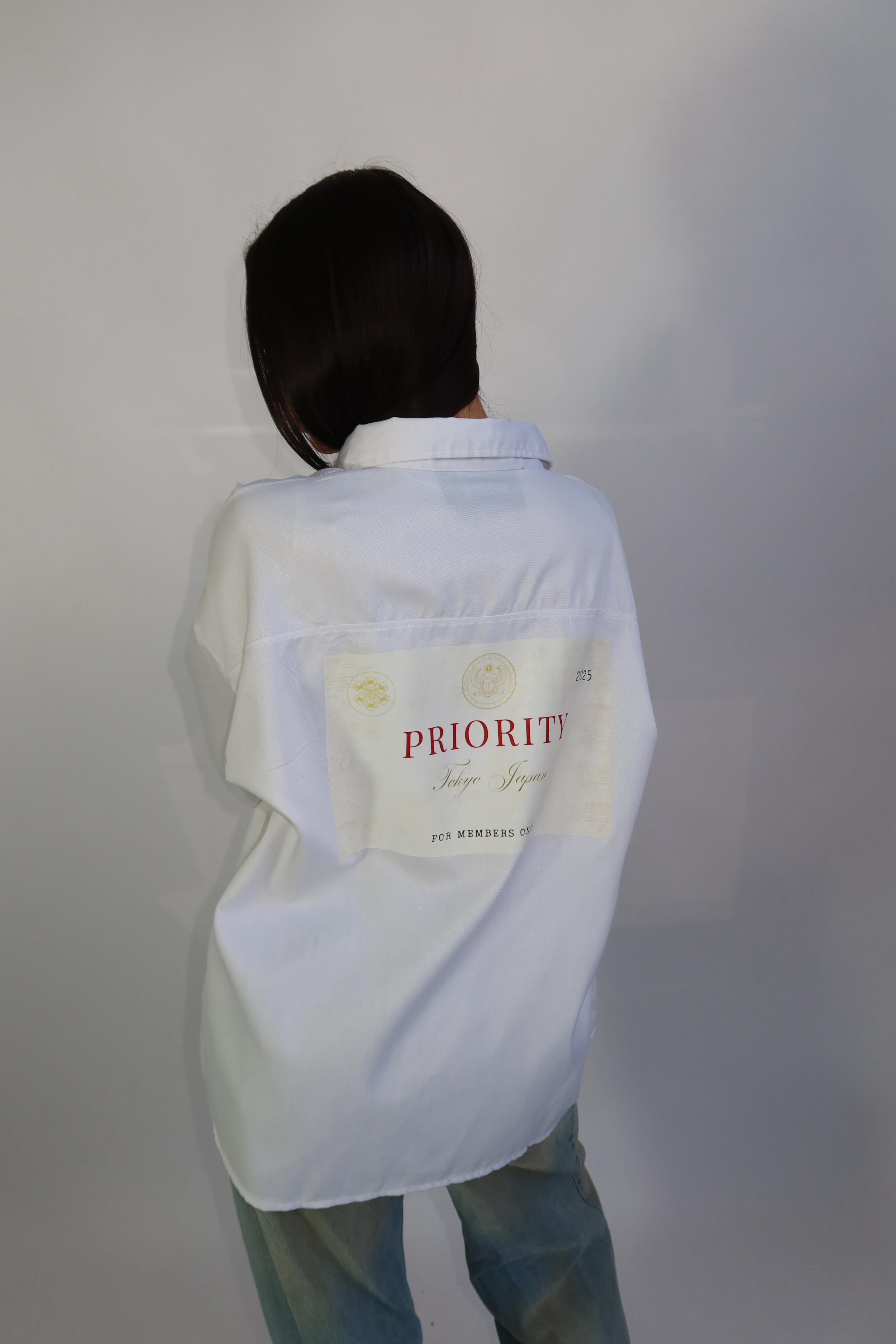 Limited priority blouse white
