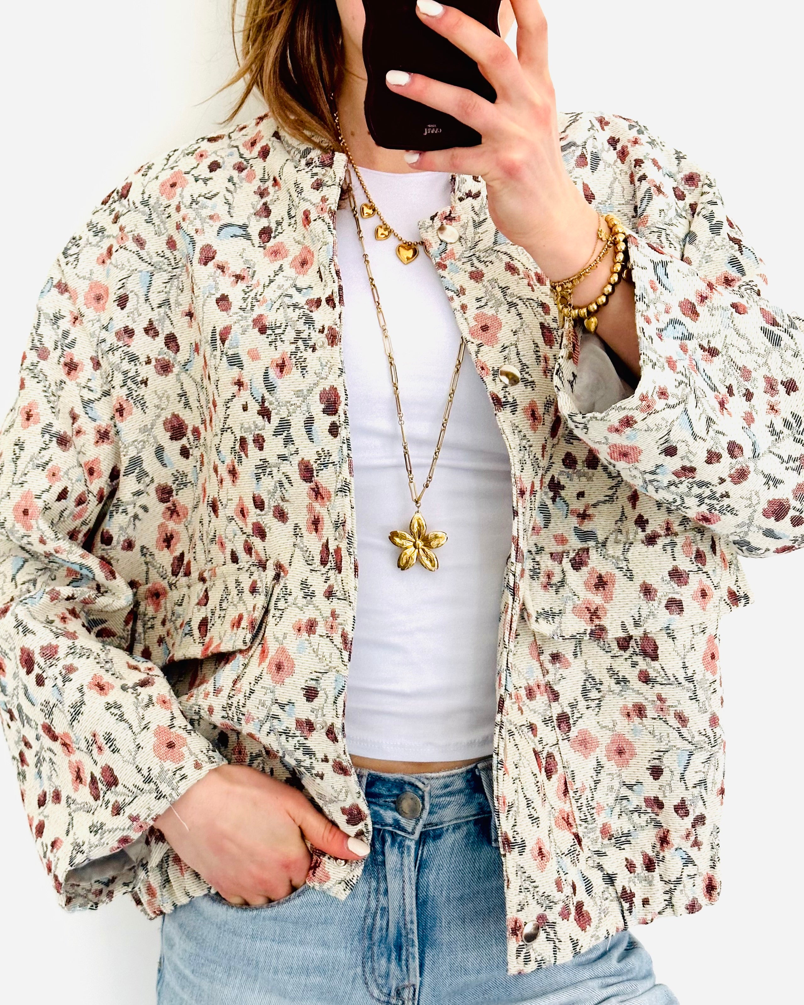 Limited flower jacket spring colours