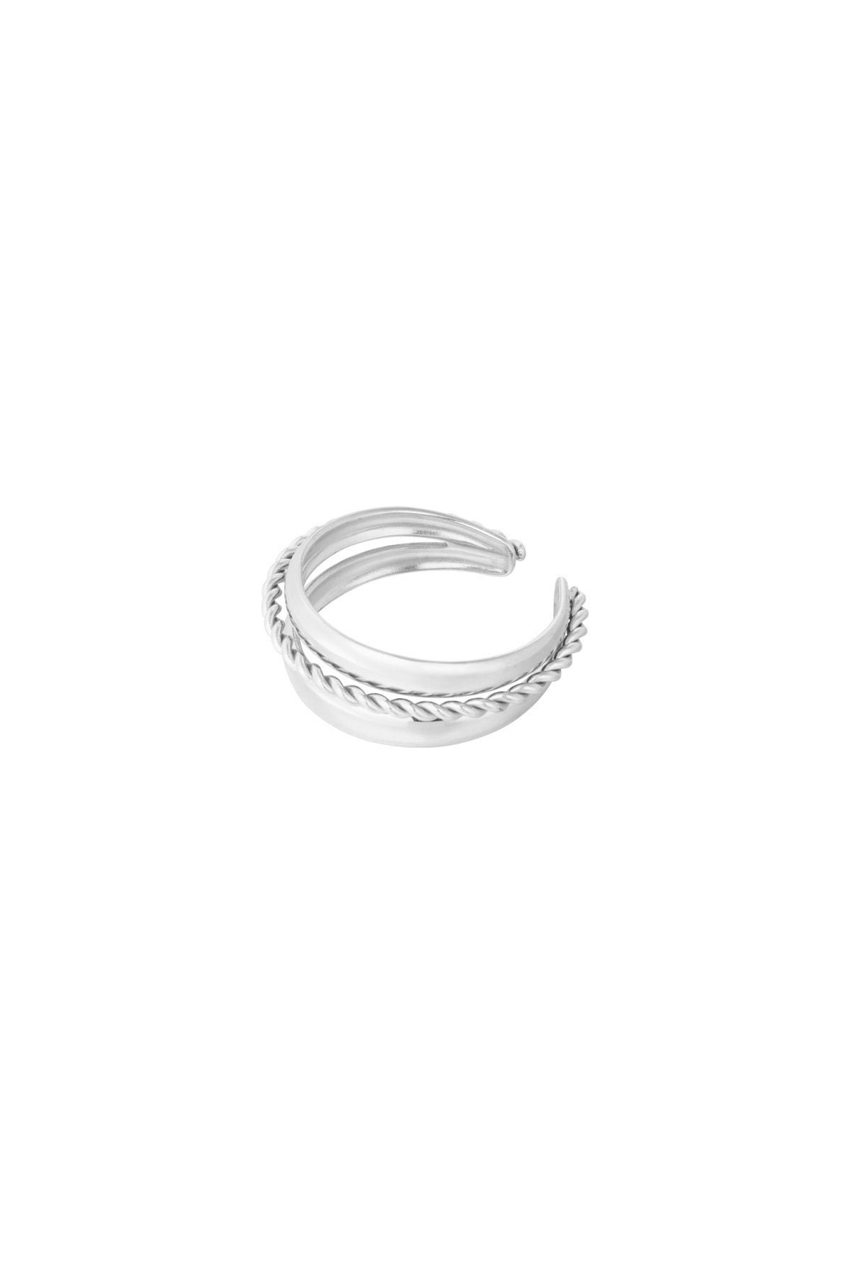 Triple ring zilver