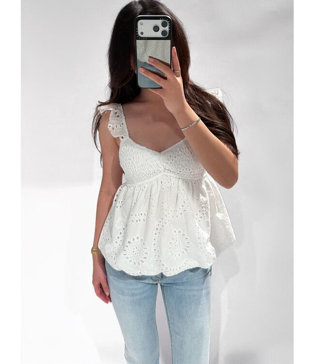 Sunny top lace wit