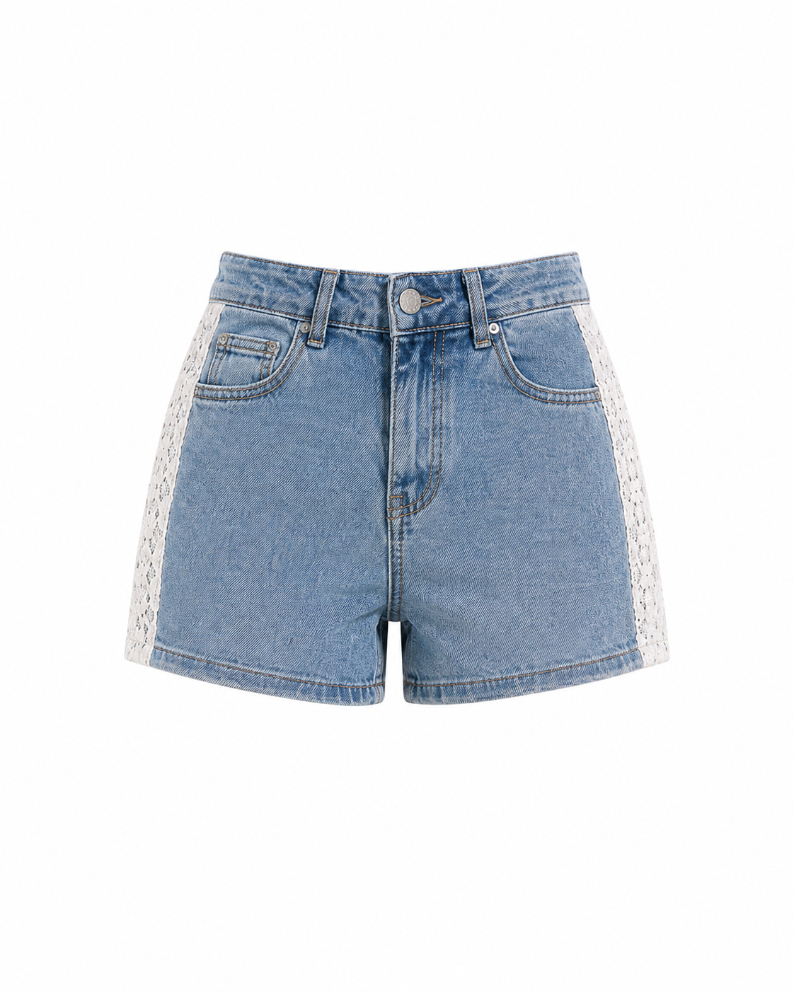 Limited lace short blue
