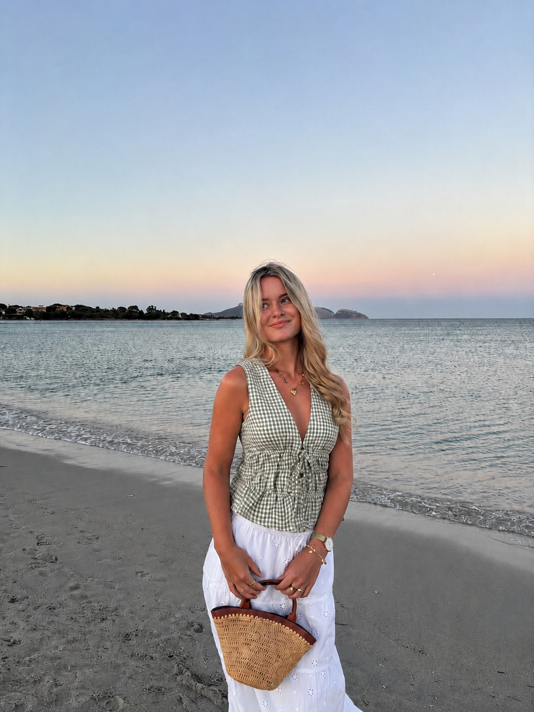 Alice bow top khaki