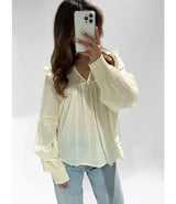 Evelyn blouse off white