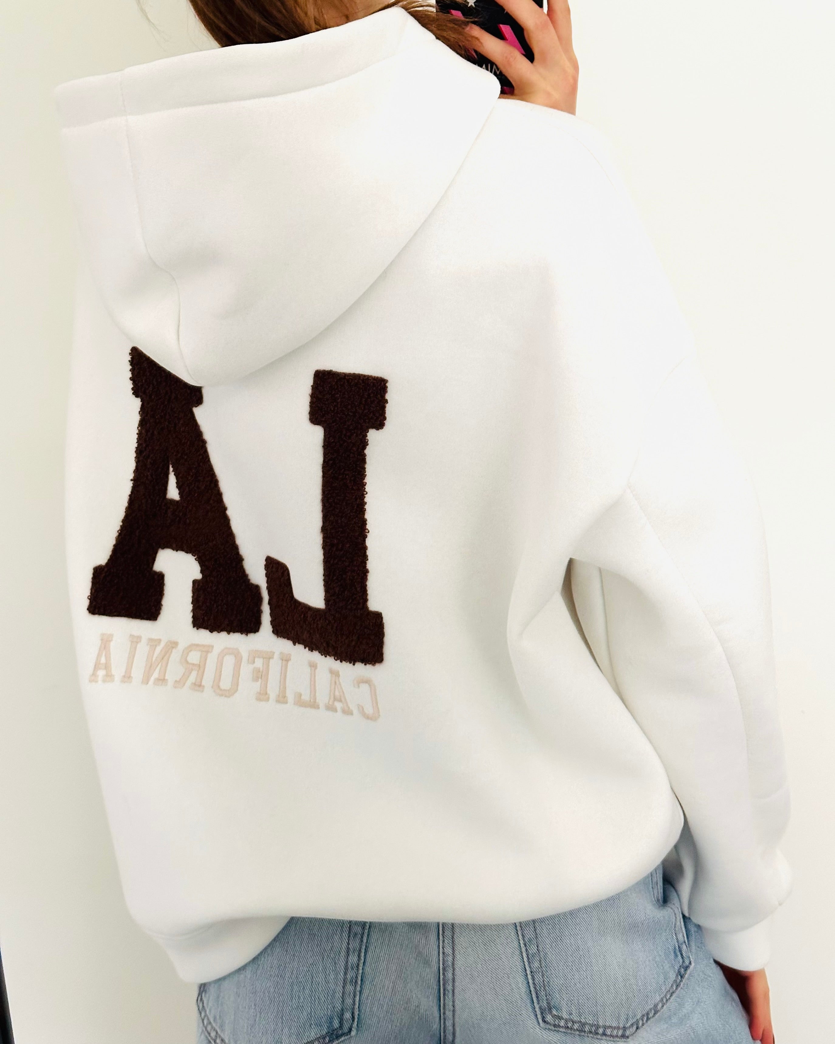 Limited NY hoodie oversized white
