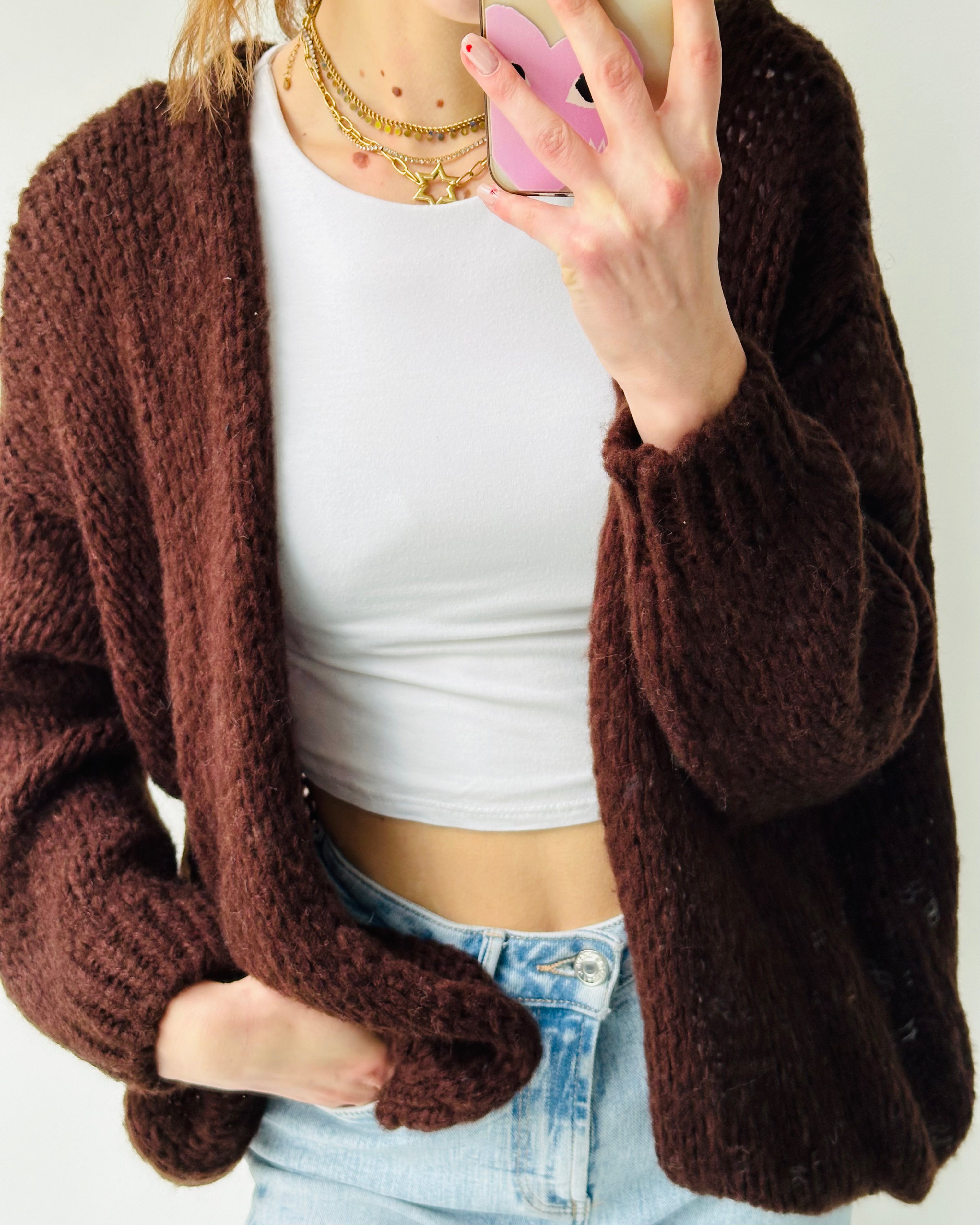 Comfy vest brown