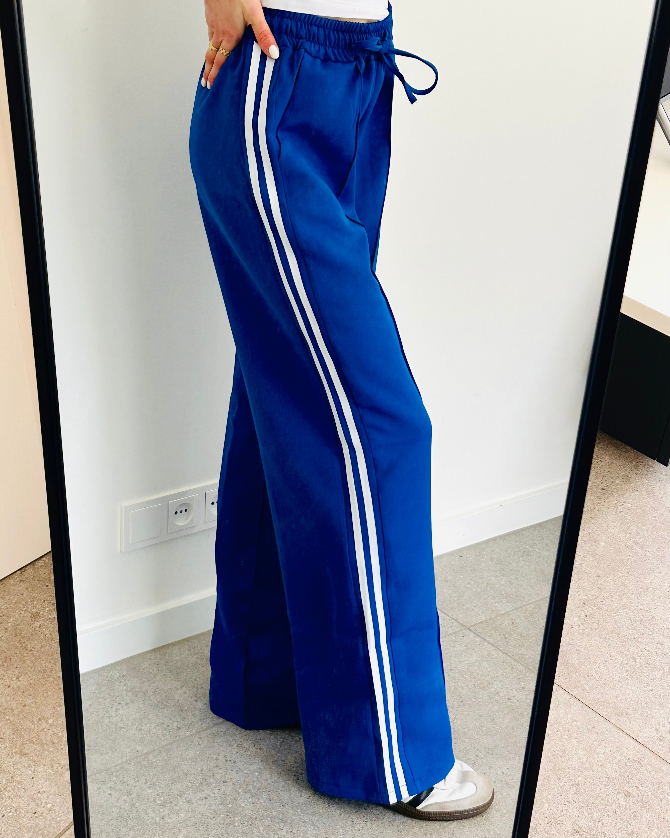 Limited striped pants kobalt