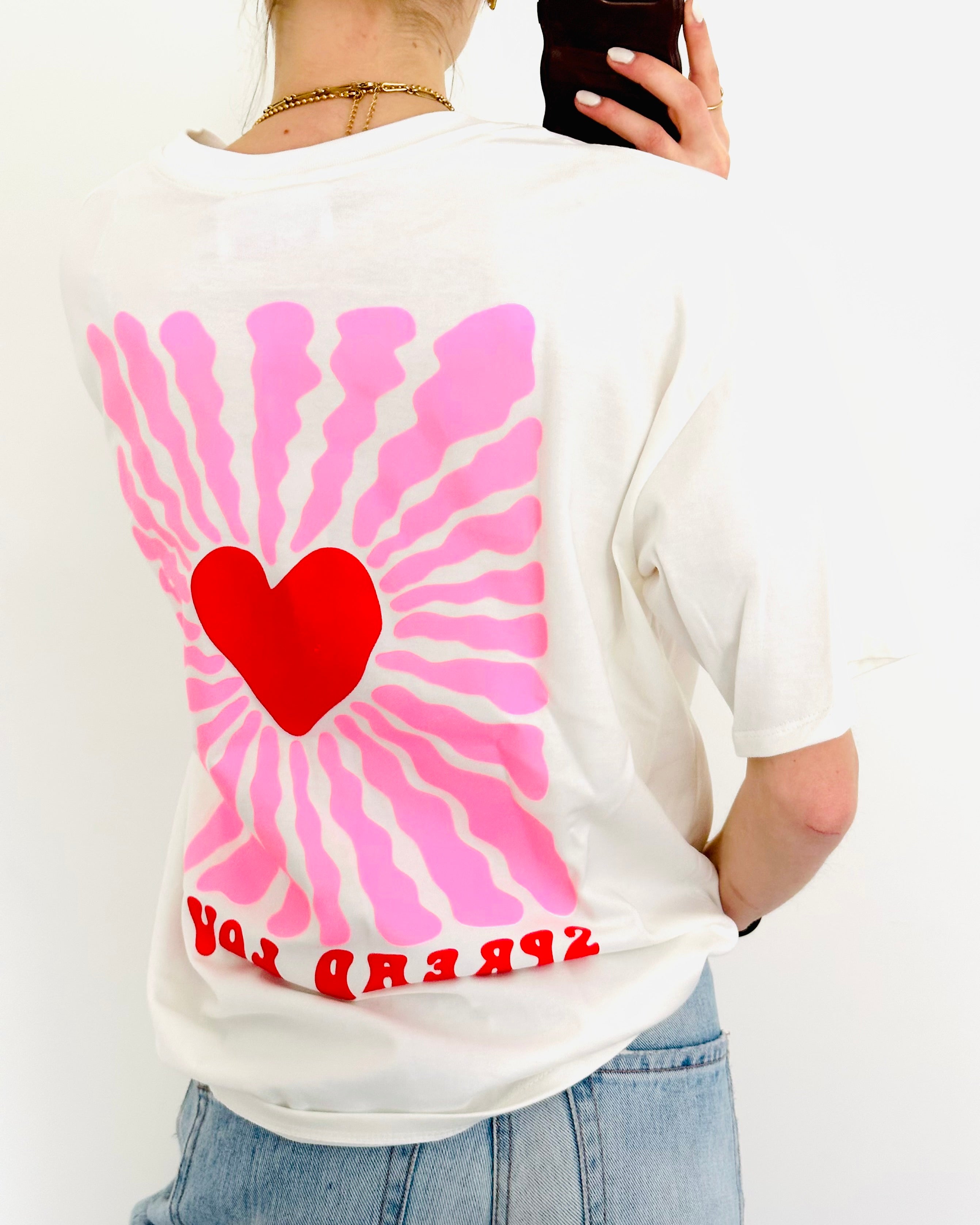Spread love shirt white