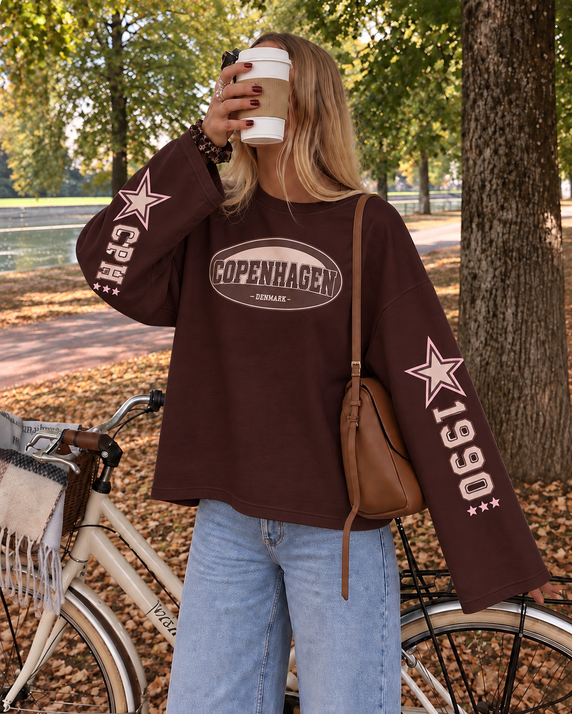 Copenhagen Varsity sweatshirt - brown