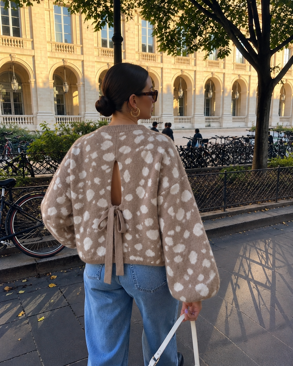Bambidots Bow Knit beige/cream