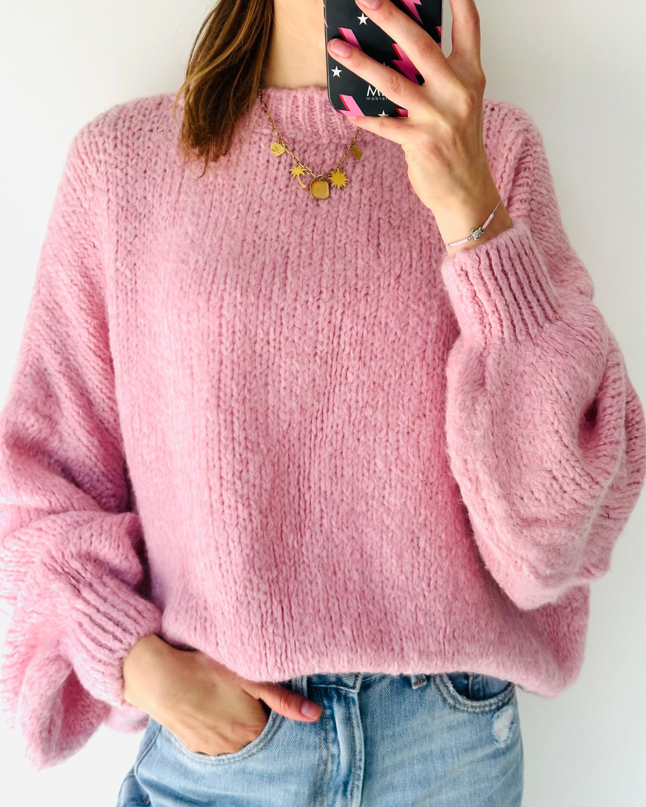 Comfy trui light pink