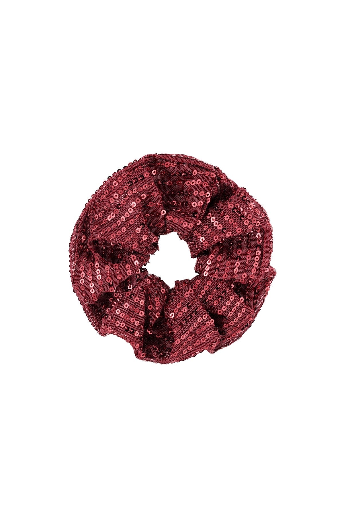 Glitter Scrunchie bordeaux