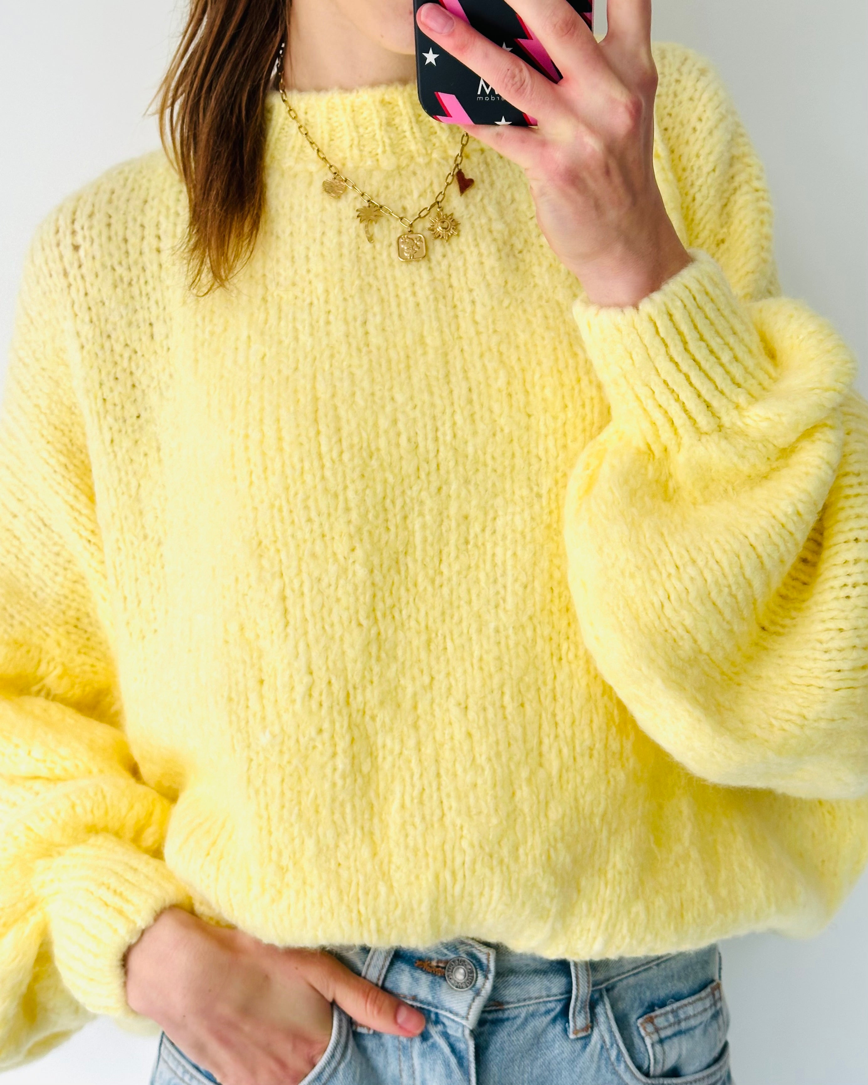 Comfy trui yellow