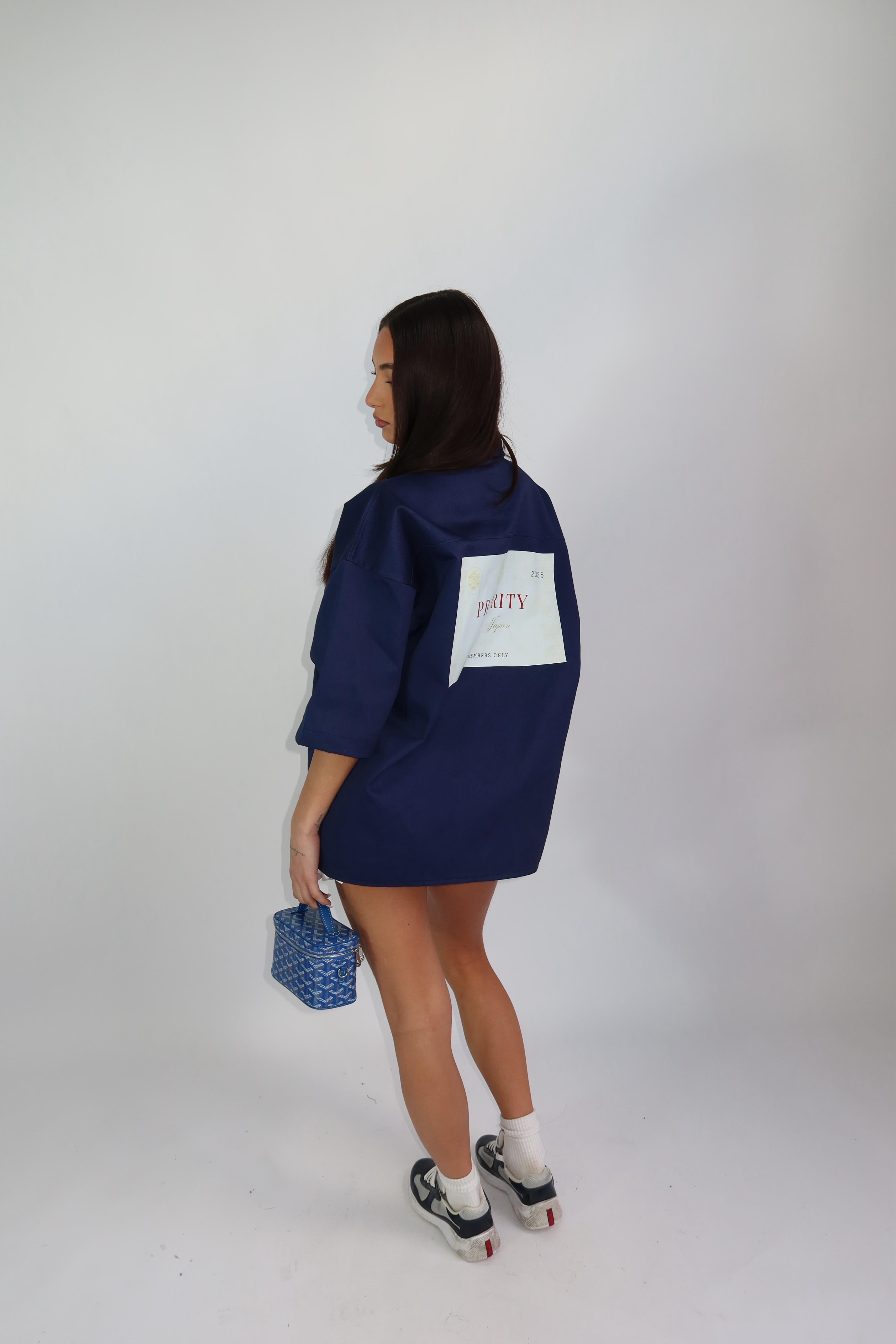 Limited priority blouse navy