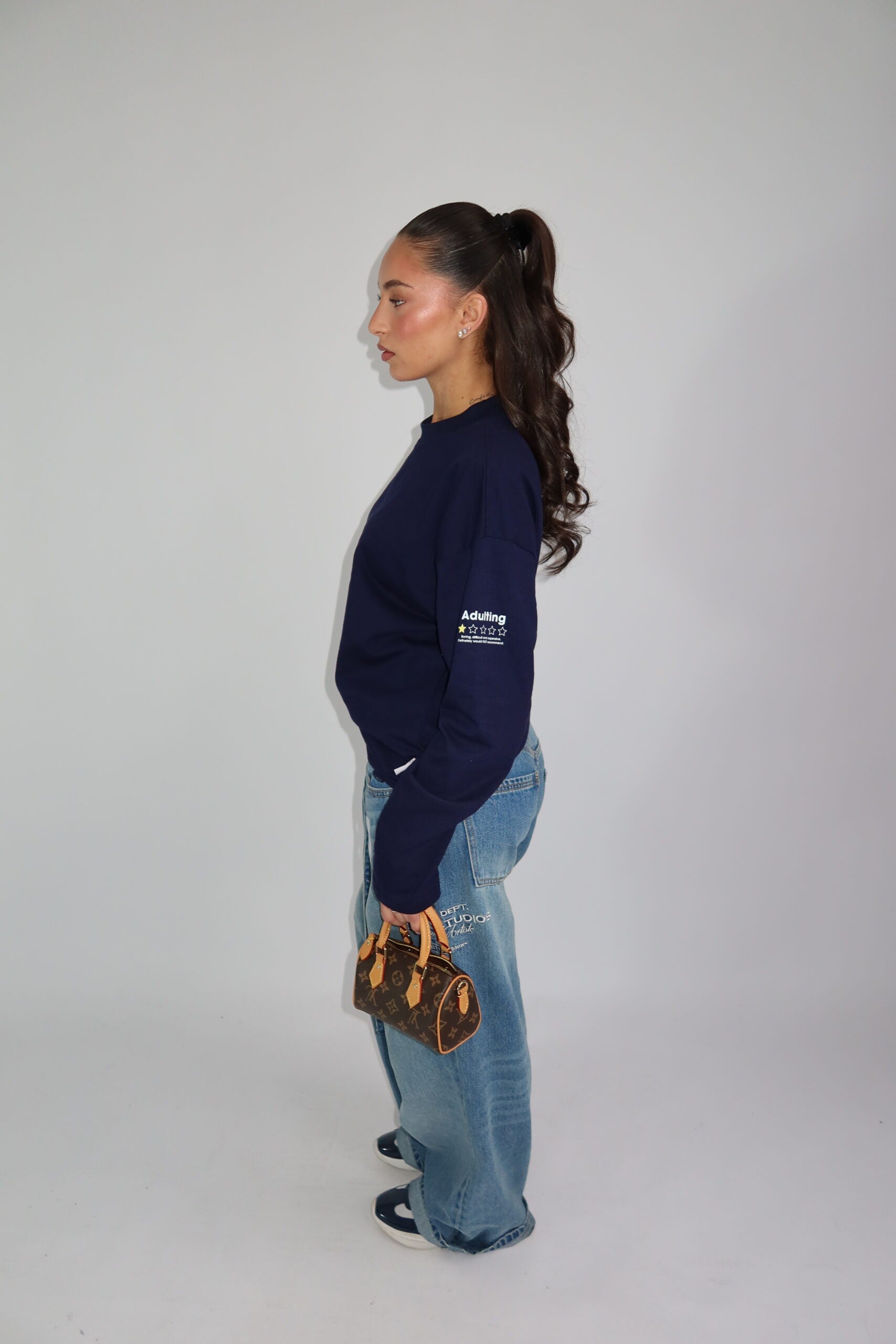 LONGSLEEVE ‘WOULD NOT RECOMMEND’ – NAVY