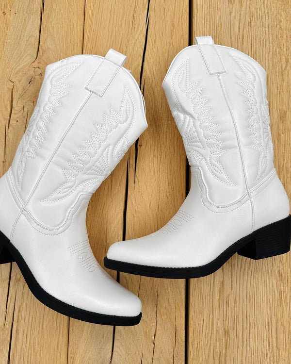 Cowboy boots wit