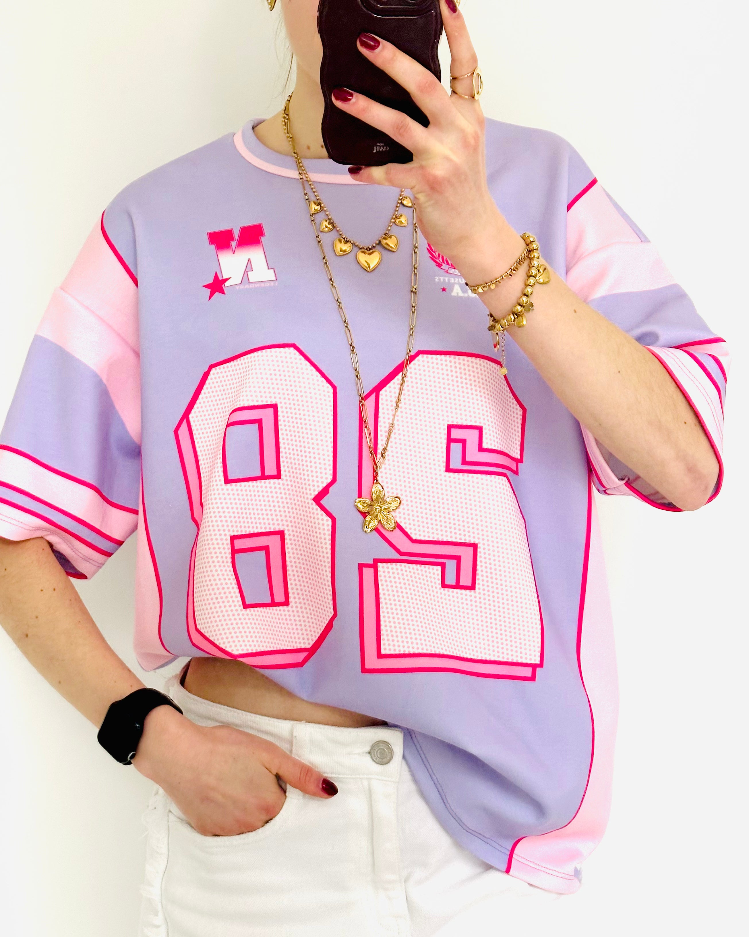 Faya Baseball shirt purple