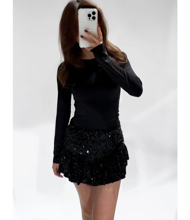 Glamour skirt black