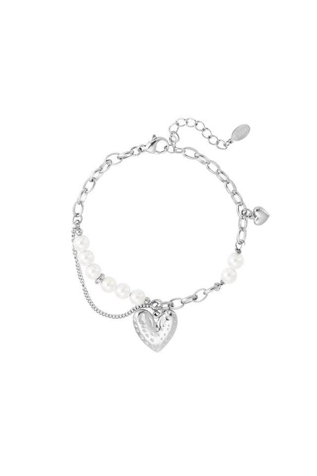 Very in love armband zilver