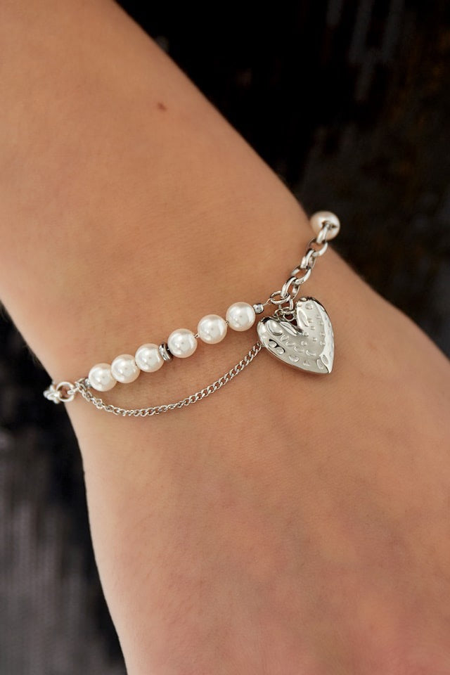 Very in love armband zilver