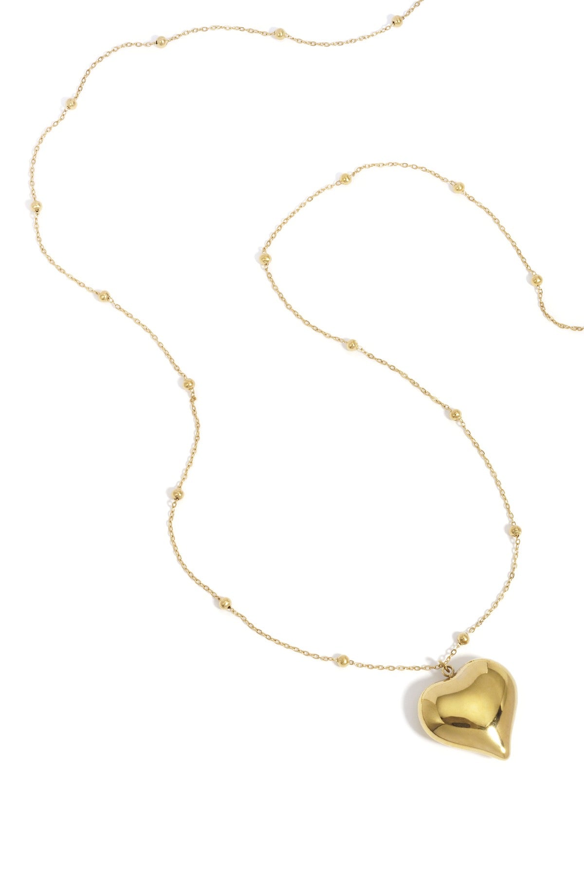 Lange ketting love goud