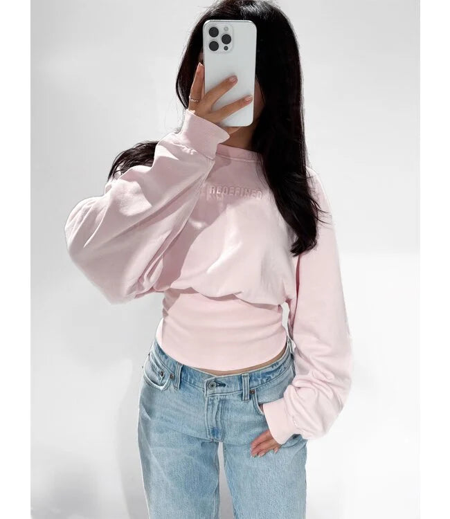 Redefined sweater roze