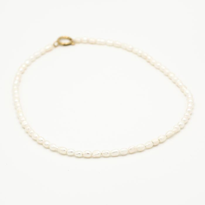 Luxe parel ketting goud