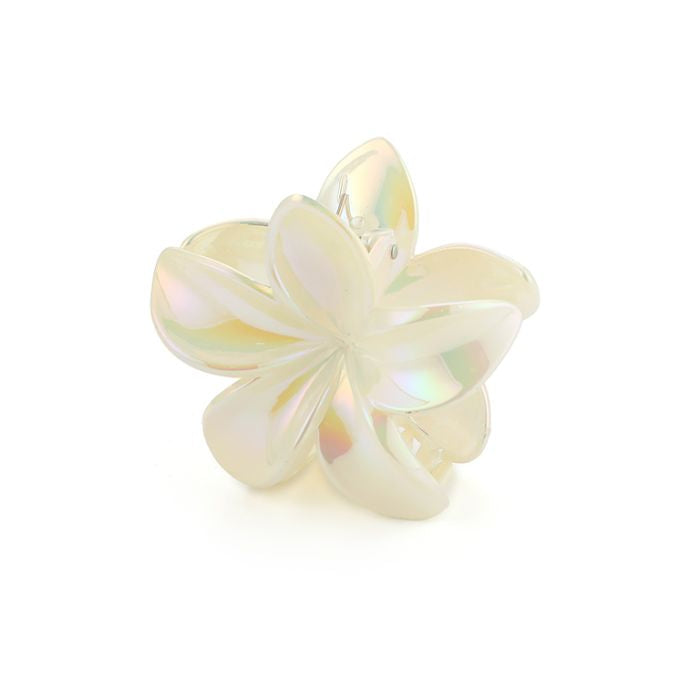 Flower haarclip off white