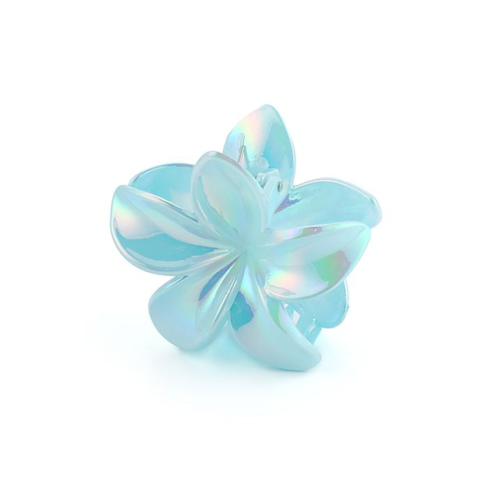 Flower haarclip blue