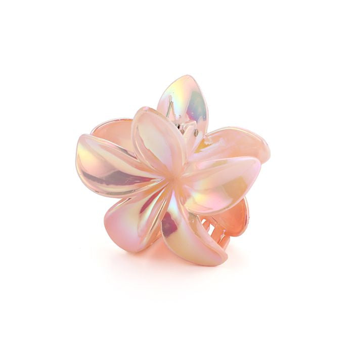 Flower haarclip light pink