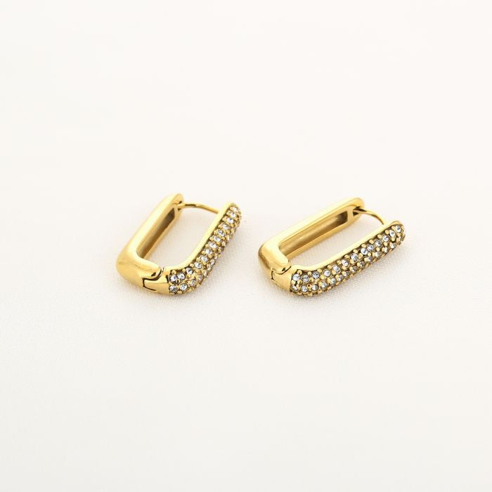 Glamour oorbellen goud