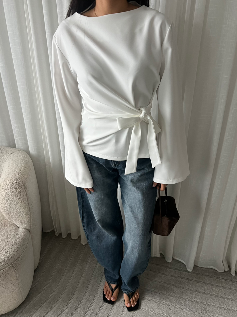 Dana deluxe top white