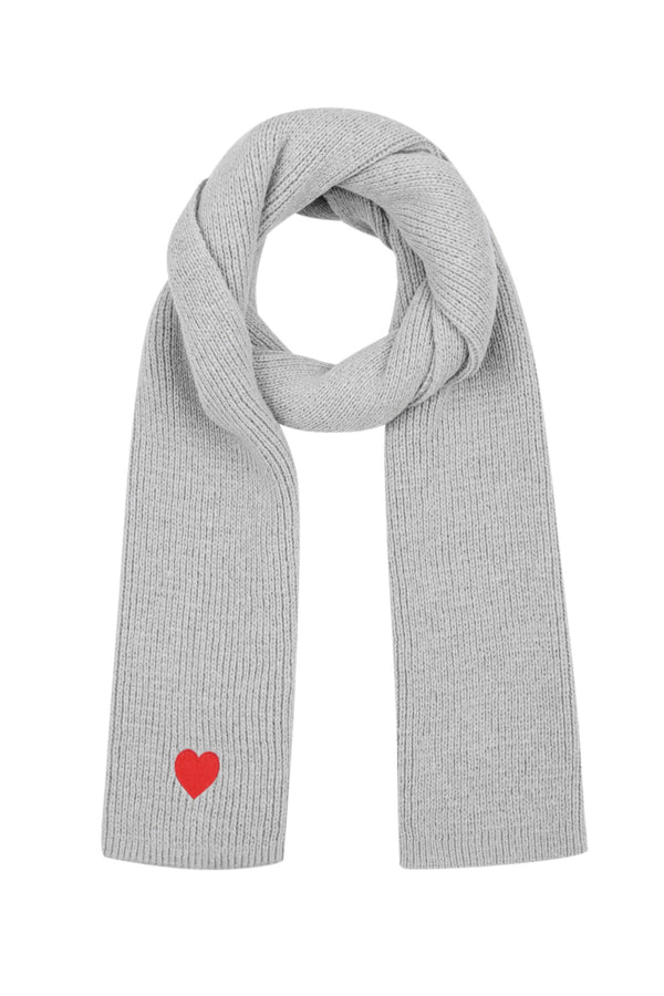 Sjaal hart grey