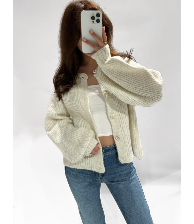 Sarah cardigan off white