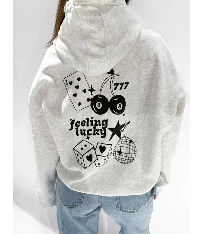 Lucky seven hoodie grey