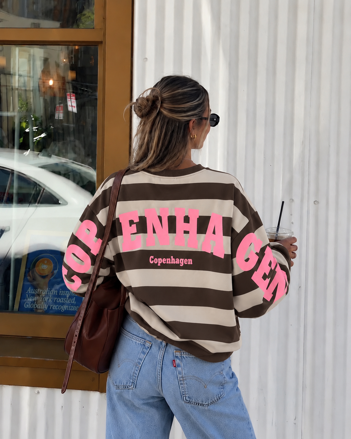 Copenhagen sweater cream brown