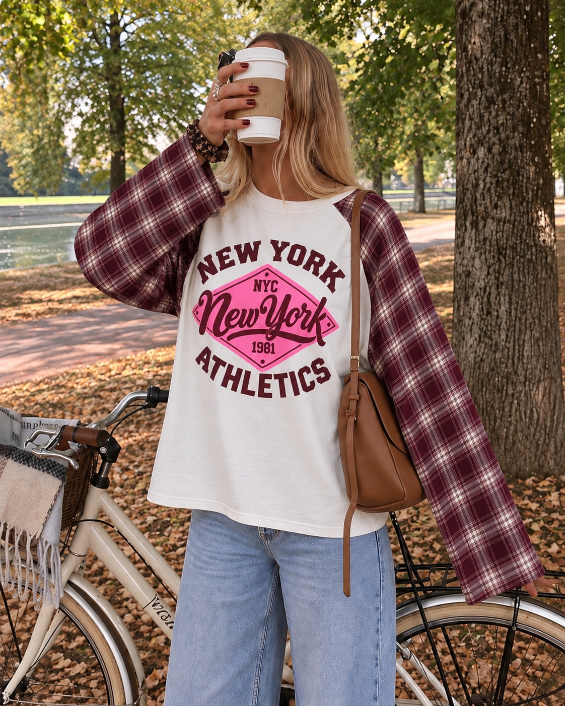 Limited Camo sweatshirt Bordeaux pink