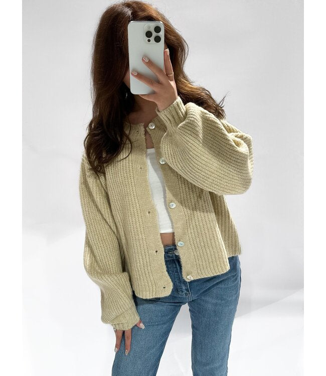 Sarah cardigan beige