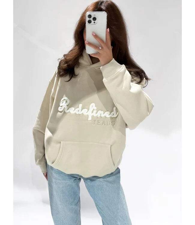 Redefined hoodie beige