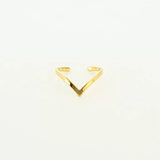 V- ring goud
