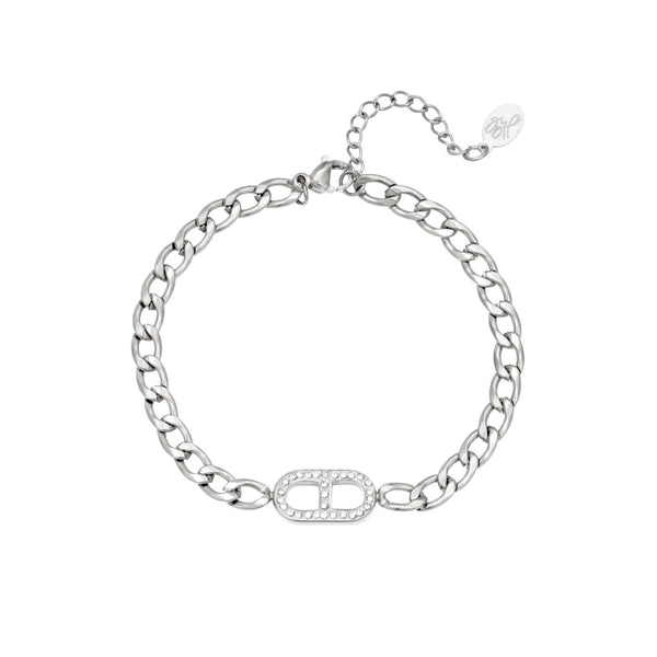 Filou armband zilver