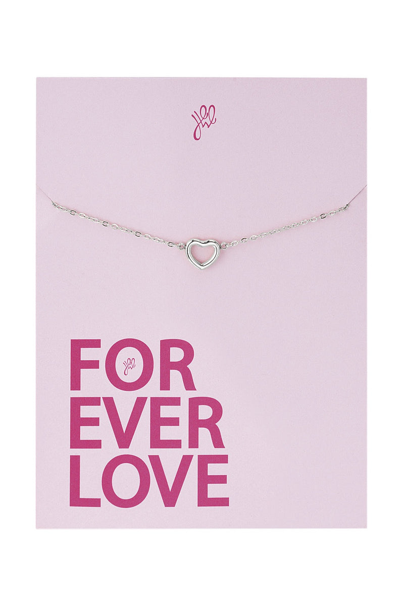 For ever love armband zilver