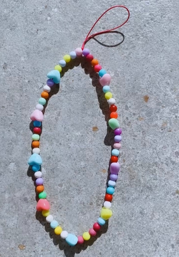 Phone cord heart