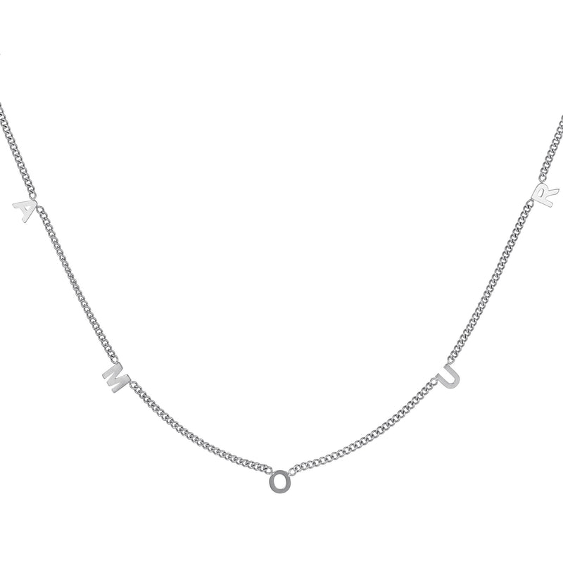 amour ketting zilver