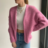 Comfy vest pastel roze